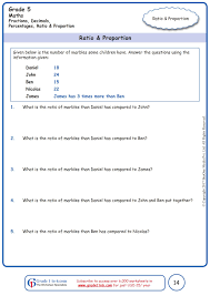Ratio Proportion Worksheet From Www Grade1to6 Com Grade 5 Math Worksheets Math Worksheets Free Math Worksheets