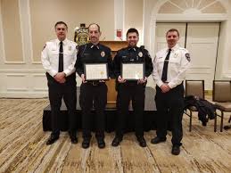 On 03/18/21, Officer Matthew Seeger and Officer Luke Joswick received a  Unit Award for their involvement in the Civil Disturbance Unit (CDU) this  past year. The CDU was deployed over thirty times