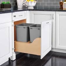 Soft Close Double Trash Pullout 50 Quart 4wcsc 2150dm 2 Kitchen Design Small Kitchen Trash Cans Kitchen Renovation