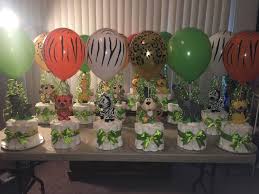 Safari Centerpieces Safari Baby Shower Decorations Safari Baby Shower Boy Animal Baby Shower Theme