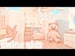 Bloxburg kids rooms themed room styles pt2 youtube. Aesthetic Twin Kids Bedroom Speedbuild Welcome To Bloxburg Youtube