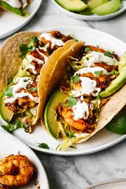 Maybe you would like to learn more about one of these? Shrimp Tacos With Cilantro Lime Bacon Slaw Downshiftology