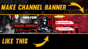 Garena free fire (also known as free fire battlegrounds or free fire) is an online multiplayer battle royale game, developed by 111 dots studio question : How To Make A Gaming Channel Banner Free Fire Like My Gaming Channel Or Aquas Gamer Youtube