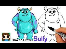 Über 7 millionen englischsprachige bücher. How To Draw Sulley Easy Monsters Inc Youtube Easy Disney Drawings Cute Drawings Disney Characters Easy