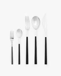 Besteck Mit Schwarzem Griff Besteck Griff Schwarz