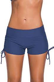 Aleumdr Womens Waistband Swimsuit Bottom Boy Shorts Swimming Panty Fba Bademode Badeanzug Mode