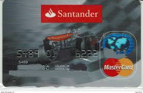 This apr will vary with the market based on the prime rate. Credit Cards Exp Date Min 10 Years Spain Credit Card Visa Santander Formula One Sport Race