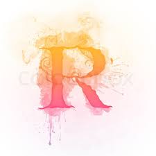 Make your own backyard getaway learning how to build a stone fire pit, and get set to enjoy a lifetime of gre. Sunny Swirl Letter R Isolated On White Stock Image Colourbox