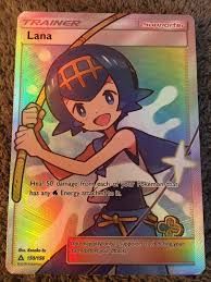 Redeem trainer tokens in the shop for booster packs, theme decks, and cool gameplay accessories. Pokemon Trainer Lana 150 156 Holo Card Is In Excellent Condition And Will Make A Great Addition To Collection Or Give Old Pokemon Cards Pokemon Pokemon Trainer