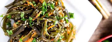 Salade D Algue Kombu Et Carottes Recette Recette Vegetarienne Salade D Algues Algue Kombu
