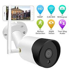 Outdoor Security Camera Wireless Akyta 1080p Wifi Security Camera With 2 Wa In 2020 Wireless Security Camera Outdoor Security Cameras For Home Outdoor Security Camera