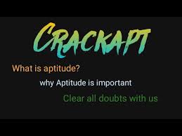 What Is Aptitude Test It S Importance Crackapt Youtube Quantitative aptitude is an important section in every competitive aptitude questions and answers will give a precise result of what are the actual abilities of a person.
