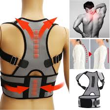The support vest is fully adjustable to fit a wide range of body sizes. Adjustable Posture Corrector Magnetic Therapy Back Support Shoulder Lumbar Brace Shopee Malaysia