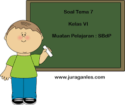 Soal Tematik Kelas 6 Tema 7 Sbdp Dan Kunci Jawaban Juragan Les