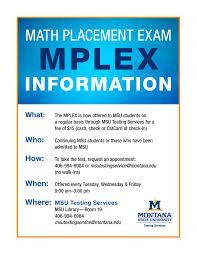 Each zip file contains written and listening tests, an answer form as well as the answers key. Mplex Testing Services Montana State University