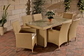 Rathwood rattan garden furniture has been building an exceptional reputation throughout ireland for supplying unique rattan garden furniture of outstanding quality, design and value. Rattan Garden Furniture Set Rattan Table 180 Cm And 6 Chairs For Garden Or Terrace Beige Supply24