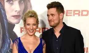 Michael Buble Supports Pregnant Wife Luisana Lopilato At Movie Premiere Hello