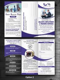 44 Serious Brochure Designs It Company Brochure Design Project For Gillispie Employment Training Service Brochure Company Brochure Brochure Design