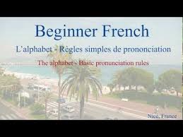 Absolute Beginner French Pronunciation Alphabet And Basic Rules Of Pronunciation French For Beginners Learn French Online Spanish Lessons For Kids