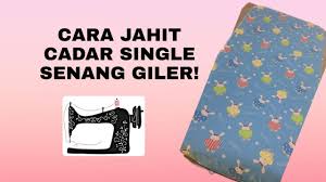 Sarung bantal mudah dibuat dan bisa menjadi aksen dalam kamar tidur anda. Cara Jahit Cadar Single Fitted Senang Giler Youtube