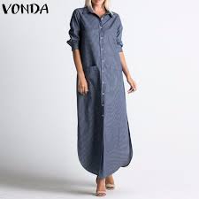 Платье летнее aliexpress free shipping women casual dresses lady summer dress plus size new designer 0149. Women Zanzea Women Buttons Neck Casual Long Shirt Dress Stripe Loose Midi Dress Plus Clothing Shoes Accessories Vishawatch Com