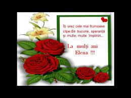 La multi ani cu sanatate multi ani traiasca cantec aniversar cantece pentru copii. La MulÅ£i Ani Elena Youtube