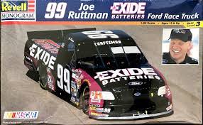 Stacy, der damals zu richard childress wechselte. 1998 Exide Ford F 150 Nascar Truck 99 Joe Ruttman Revell 85 2529