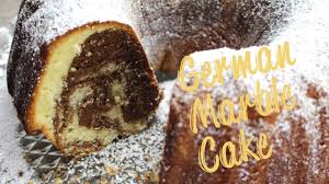 香草咖啡牛油蛋糕 vanilla and coffee butter cake. German Marble Cake Youtube