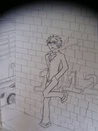 Maybe you would like to learn more about one of these? Guy Leaning Up Against A Wall Wall Drawing Drawings Guys