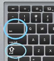 Our database says programs love using shift + tab. Teclas Tab Tabulador Y Shift Para Su Uso En Listas Computer Keyboard Keyboard Electronic Products