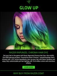 L'oreal chroma provides you with some incredibly bold and vibrant red color hues. Razer Online Store Razer Rapunzel Chroma Hair Dye Milled