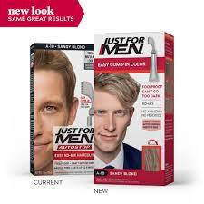 Just For Men Easy Comb In Color Gray Hair Coloring For Men With Comb Applicator Dark Brown A 45 Walmart Com Men Hair Color Brown Hair Dye Colors Hair Color