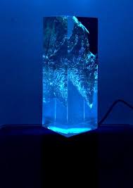 Night Light Lamp Epoxy Resin Wood Oak Light Unique Decoration Etsy In 2020 Epoxy Resin Wood Night Light Lamp Lamp