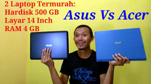 Harga laptop 3 jutaan berikutnya yang bisa kamu pilih adalah alldocube kbook lite. Compare 2 Laptop 3 Jutaan Dengan Layar 14 Inch Ram 4 Gb 500 Gb Termurah Acer A314 21 Vs Asus E402y Youtube