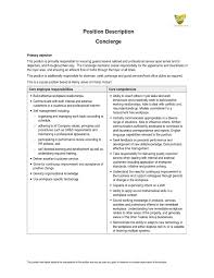 Concierge Resume Examples Free Sample Brilliant Ideas And ...