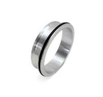 PHR Weld Ferrule With O-ring for PHR Pinless Dual Seal Clamp, 3.5 Inch,  Aluminum