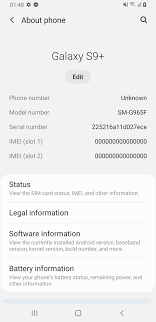Imei is a protective phone system that helps identifying mobile phones and distinguish it from other devices. S9 Has No Imei Or Serial Number Xda Developers Forums