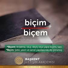 Bicem Ve Bicim Arasindaki Farki Biliyor Musunuz Dogruturkce Imla Biliyor Muydunuz Dilbilgisi