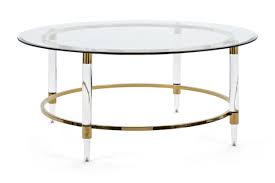 Nakasa Dessanto Acrylic And Stainless Steel Coffee Table Table Basse Table