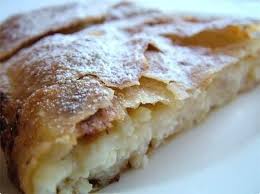 Cottage Cheese Strudel This Looks Like The Recipe My Mom Made For Holidays It S A Lot Of Delicate Stretching Of The D Food Croatian Recipes Slovenian Food