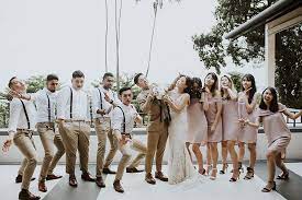 Shop wedding guest dresses for every occasion! A Mother S Love Joshua And Minji S Singapore Wedding Was Planned In 1 Month Wedding Wedding Entourage Groom Wedding Attire
