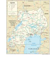 The map shows the country with international borders, provincial boundaries, the national capital kampala, regional capitals, district. Uganda Maps Perry Castaneda Map Collection Ut Library Online