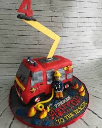 Car Birthday Cake For 4 Year Old Boy Had The Pleasure Of Creating This Fireman Sam Cake For A Lucky 4 Year Old Little Boy C Fireman Sam Cake Fireman Sam Birthday Party Fireman Sam Birthday Cake