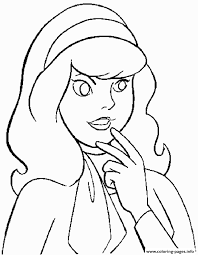 Free scooby doo coloring page to print and color, for kids. Free Daphne Scooby Doo 57be Coloring Pages Printable