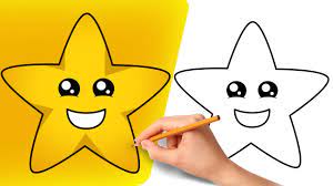 How to draw sonic the hedgehog. How To Draw A Cute Star Easy Youtube