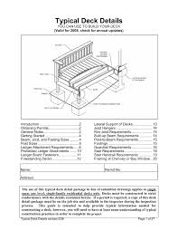 One specific requirement is that the space between the surface and the bottom rail should not be more than 4. Typical Deck Details Clackamas County Pages 1 27 Flip Pdf Download Fliphtml5
