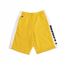 Haut+short *(ensemble vendu sans casquette). Short Lacoste Sport En Molleton Brosse A Bandes Contrastees