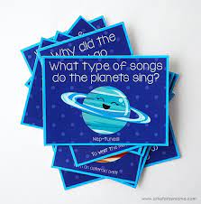 Free Printable Outer Space Jokes Outer Space Crafts Outer Space Party Outer Space Birthday