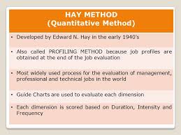 Job Evaluation Methods Ppt Video Online Download
