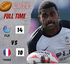 Full time score. #fijiairways #fijian7s #fijiwater #tappoofiji